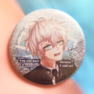 Saeran Choi Button Mystic Messenger