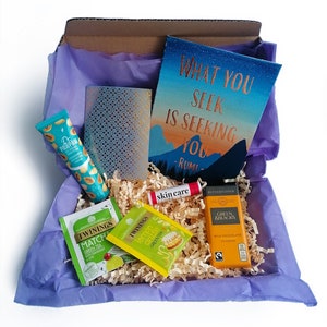 Gift Hamper | Personalised Gift | Well-being Hamper | Motivational | Hand-made Art | Self-care | De-stress Package | Gift for Friend |