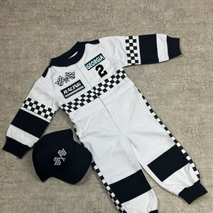 Custom baby racing suit on sale