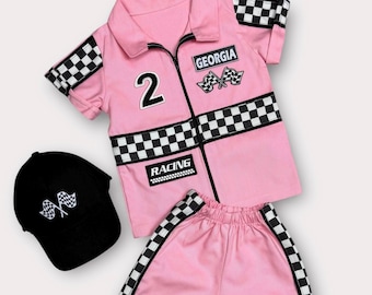 Two Fast Birthday Suit - Kids Racer Costume - Race Car Birthday Toddler Costume - Personalized Gifts