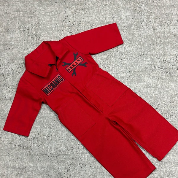 Mechanic Overalls for Kids Etsy