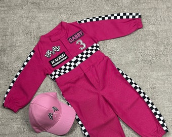 Schneller ein Geburtstagsanzug - Rennauto-Geburtstag - Zwei schneller Geburtstags-Kopfhaut-Race-Anzug - Halloween-Kostüme - ziehen Sie Rennen - Baby Racer Outfit fest