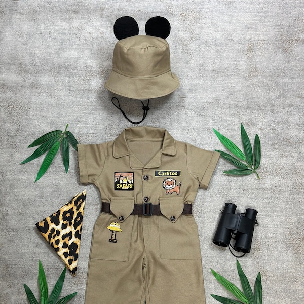 Long Pants Mickey inspired Fancy Safari Costume for Adventurer Kids - Mickey inspired Safari Guide Safari Explorer Safari Adventure Concept