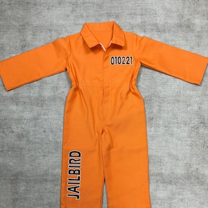 Disfraz de prisionero naranja para mujer, traje de prisión, Top, pantalones,  esposas, uniforme, ropa de Cosplay