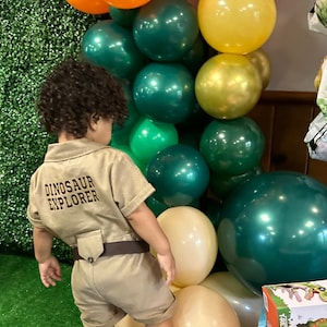 Dinosaur Safari Outfit Jurrasic Fancy Safari Costume Kids Dino Birthday Outfit Dinosaur Explorer Paleontologist Halloween Costume image 8