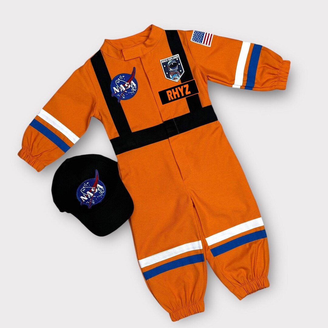 Custom Kids Astronaut Costume - Space Jumpsuit for Birthday or ...