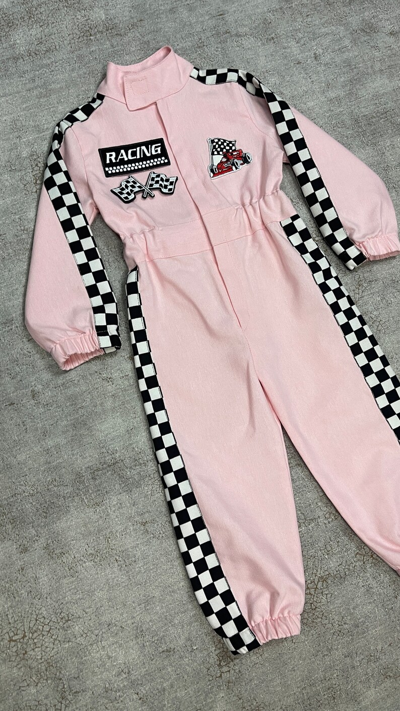 Pink Racing Suit Custom Personalized Unisex Racing Suit for Etsy