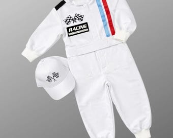 Personalized Race Car Birthday Costume for Toddlers - Car Boys Racing Outfit, Fast One Birthday