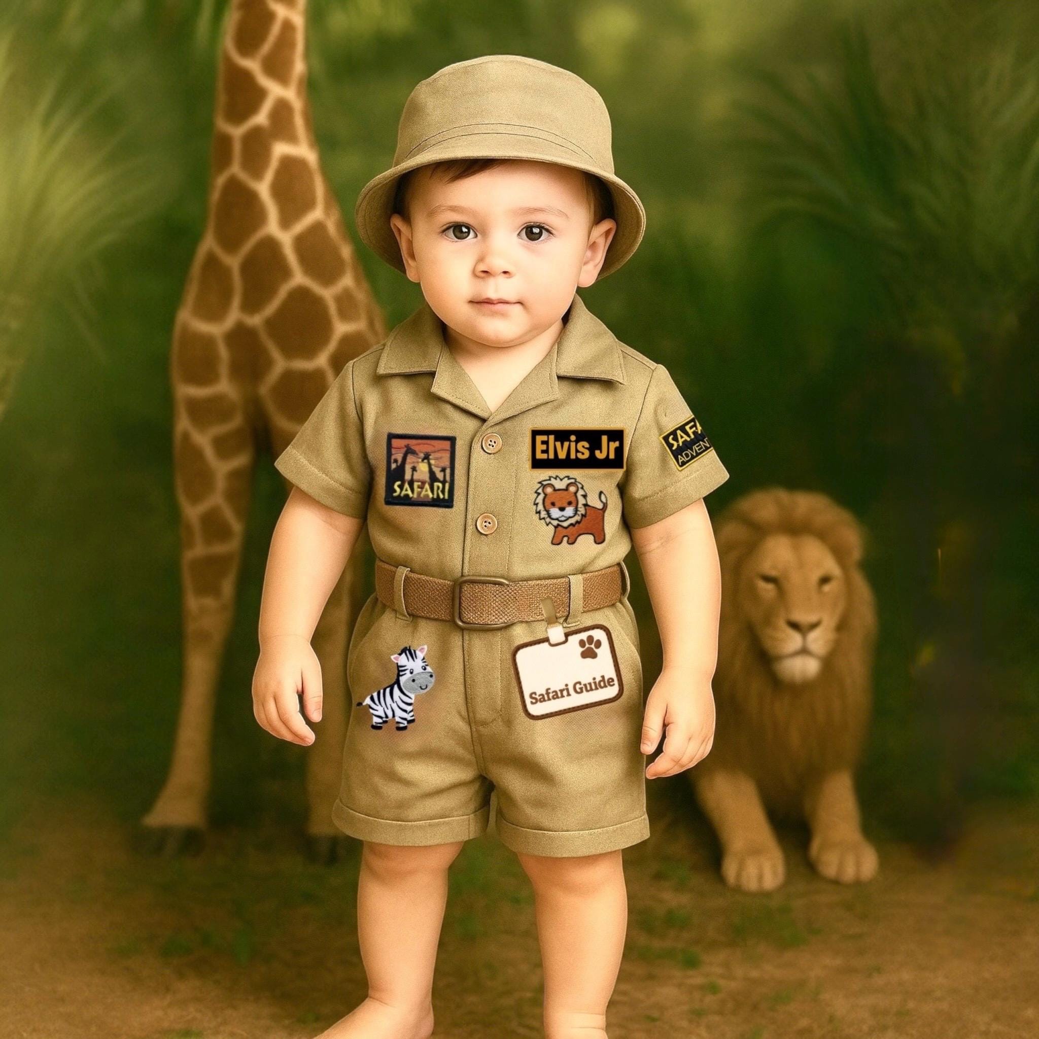 Jungle Theme Outfit For Baby Boy Modern Jungle Safari Birthday