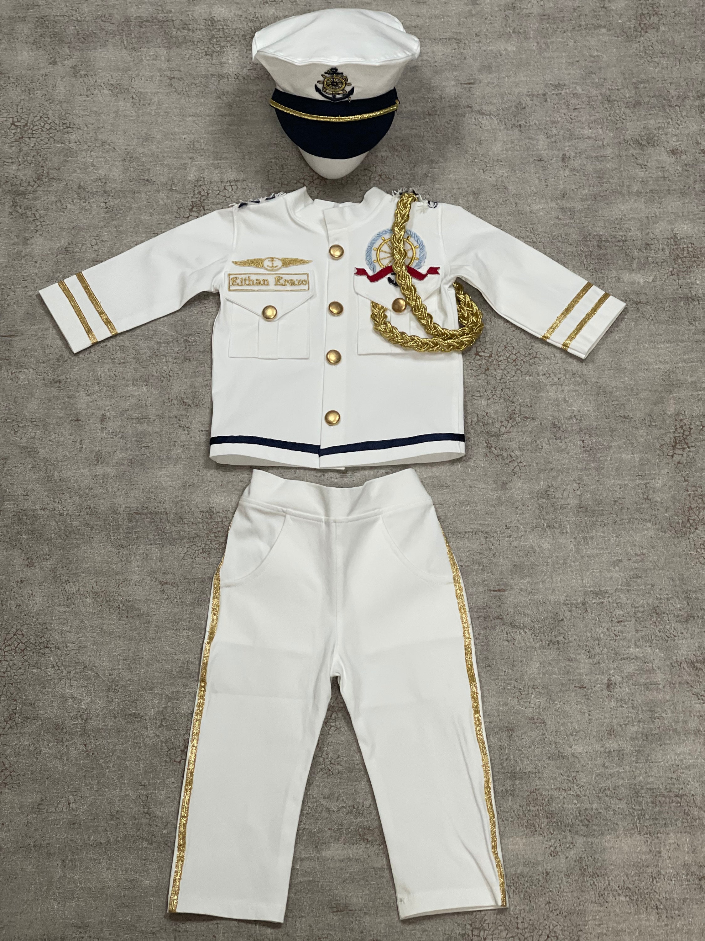 Homemade Sailor Captain Costume
