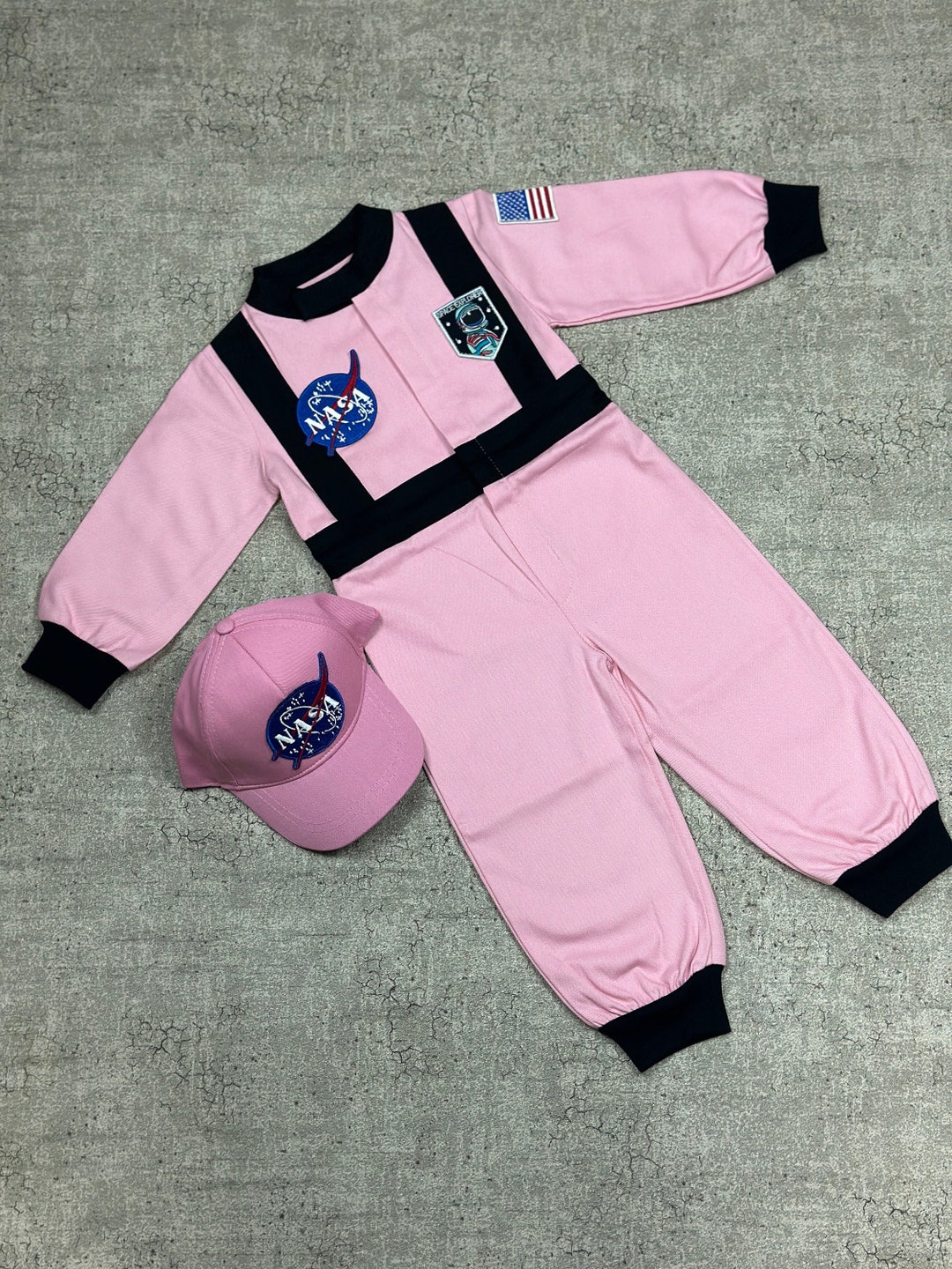Pink Custom Personalized Astronaut Costume Space Birthday Party Outfit ...