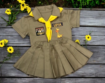 Adventurer Kids' Fancy Safari Costume - Bring the Jungle to Life! Perfect for Photo Props, Halloween, and Christmas Gifts