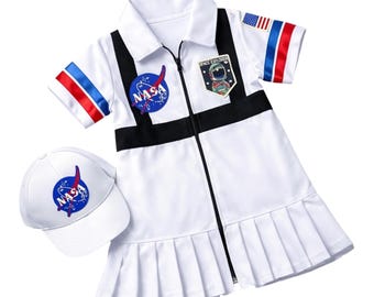 Disfraz De Astronauta Adulto | Traje Espacial Para Hombre Y Mujer | Cosplay Y Fiestas | Tallas M-XXL