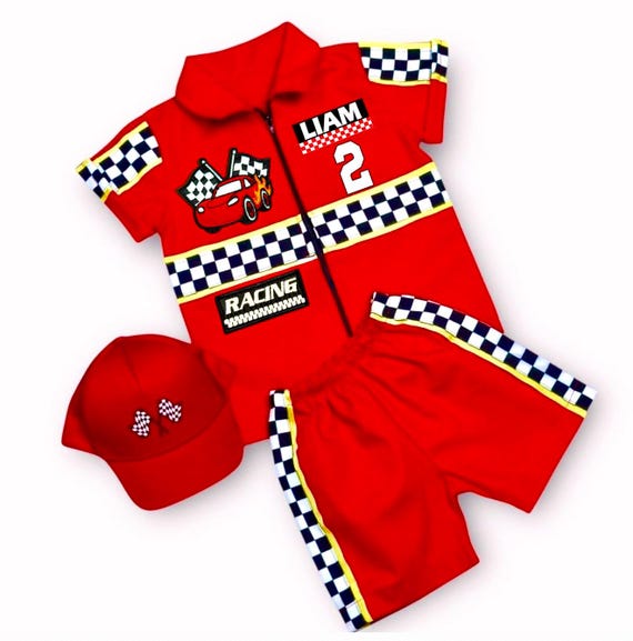 Fast One Birthday - Race Car Birthday Toddler Costume - Kids Racing Suit - Halloween Costume