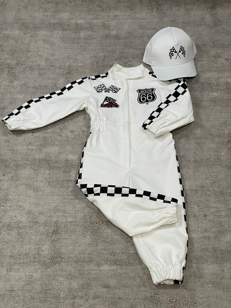 White Racing Suit Custom Personalized Unisex Racing Suit for Etsy