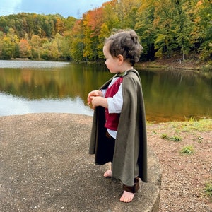 Middeleeuws kostuum voor peuters Op film geïnspireerd cosplay-babypakje voor fotorekwisieten of verjaardagscadeau Halloween-kostuum kerstcadeaus afbeelding 1