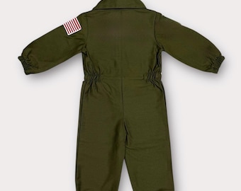 Personalized US Air Force Flight Suit for Toddler Custom Aviator