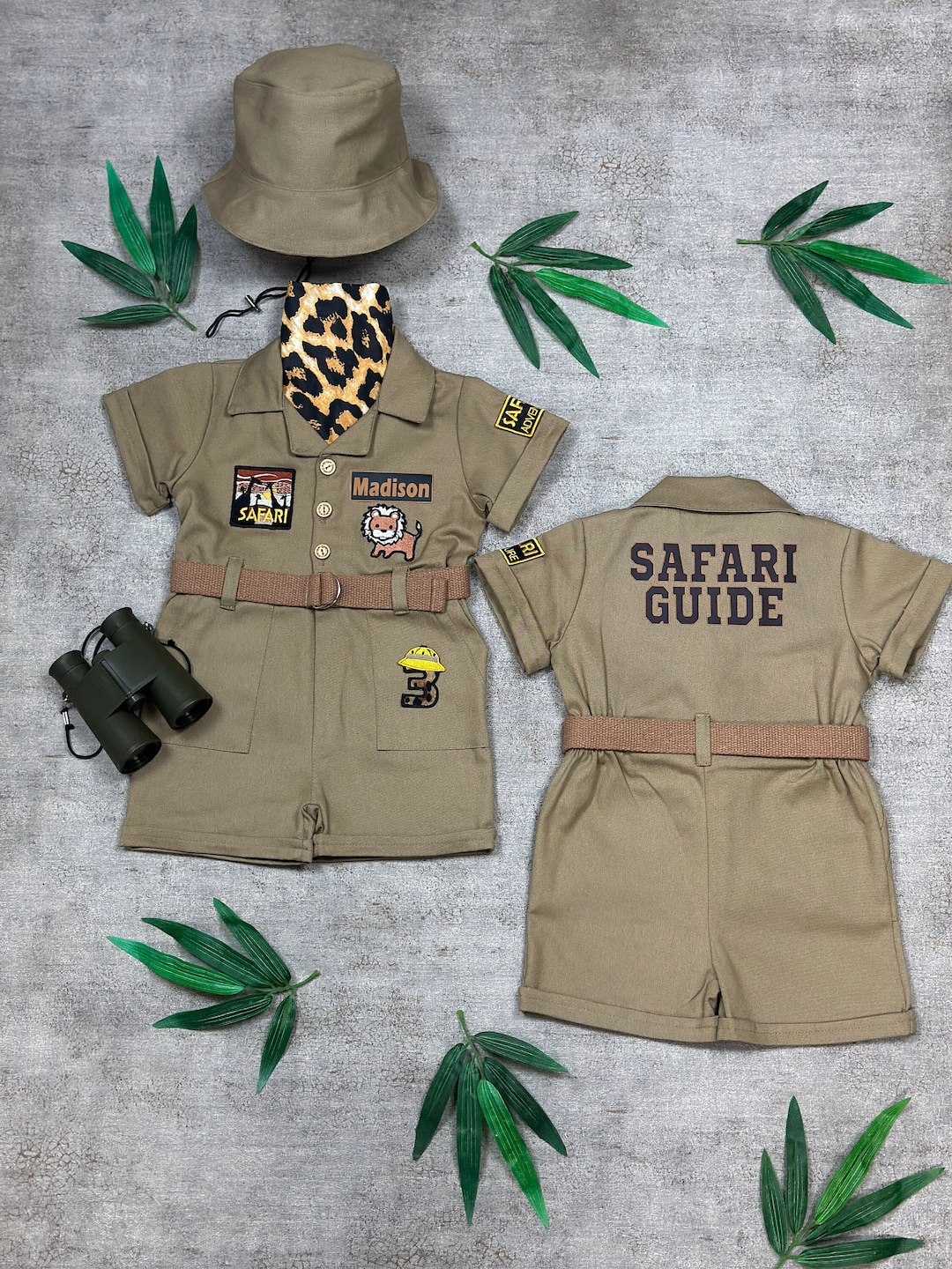 New Style Safari Outfit Fancy Safari Costume Kids Safari Guide Safari  Explorer Safari Adventure Concept Photo Props Christmas Halloween 