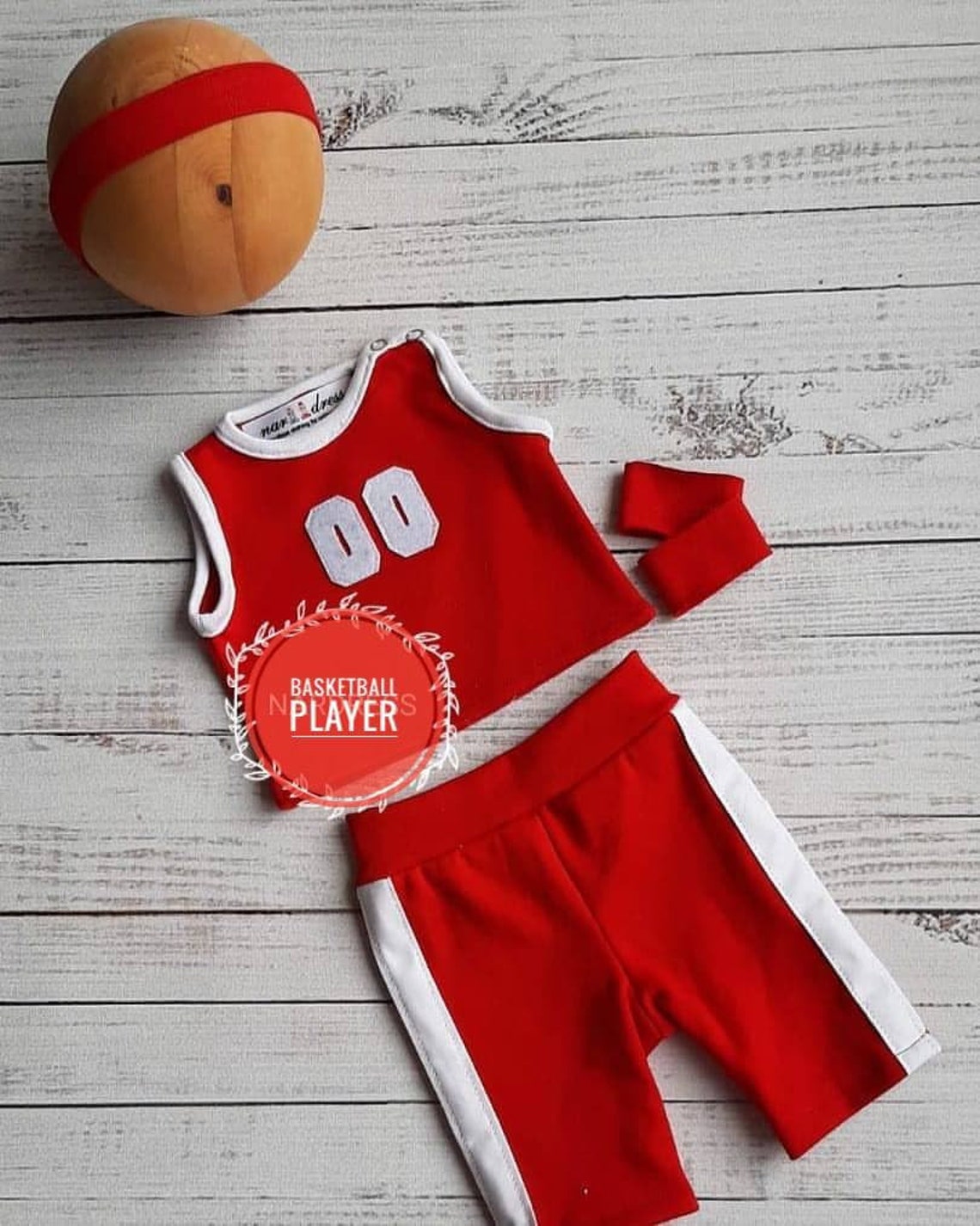 Personalized Basketball Jersey for Newborn Basketballers Etsy