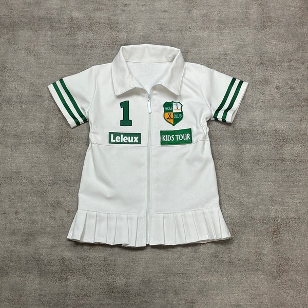 Custom Caddy Dress 1st Class Quality Outfit Personalized Unisex Golf Dress 1st Birthday Gift PhotoProps Halloween Costume Golf Dress