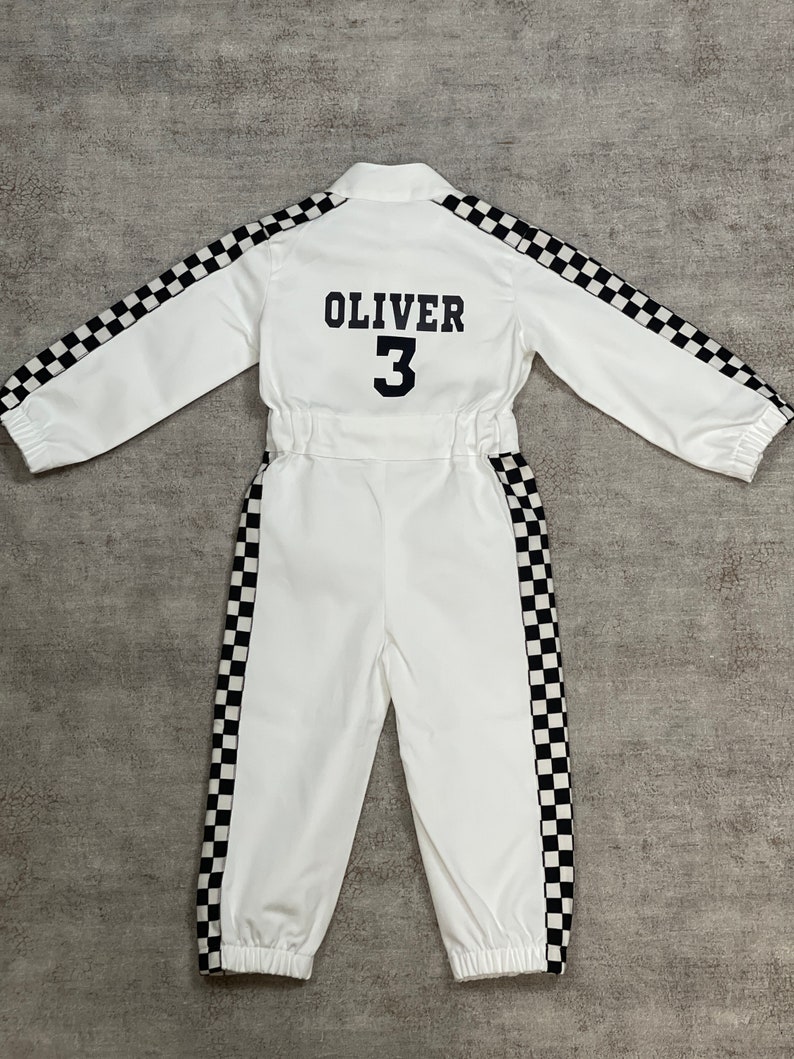 White Racing Suit Custom Personalized Unisex Racing Suit for Etsy