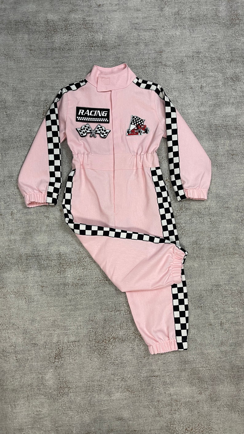 Pink Racing Suit Custom Personalized Unisex Racing Suit for Etsy