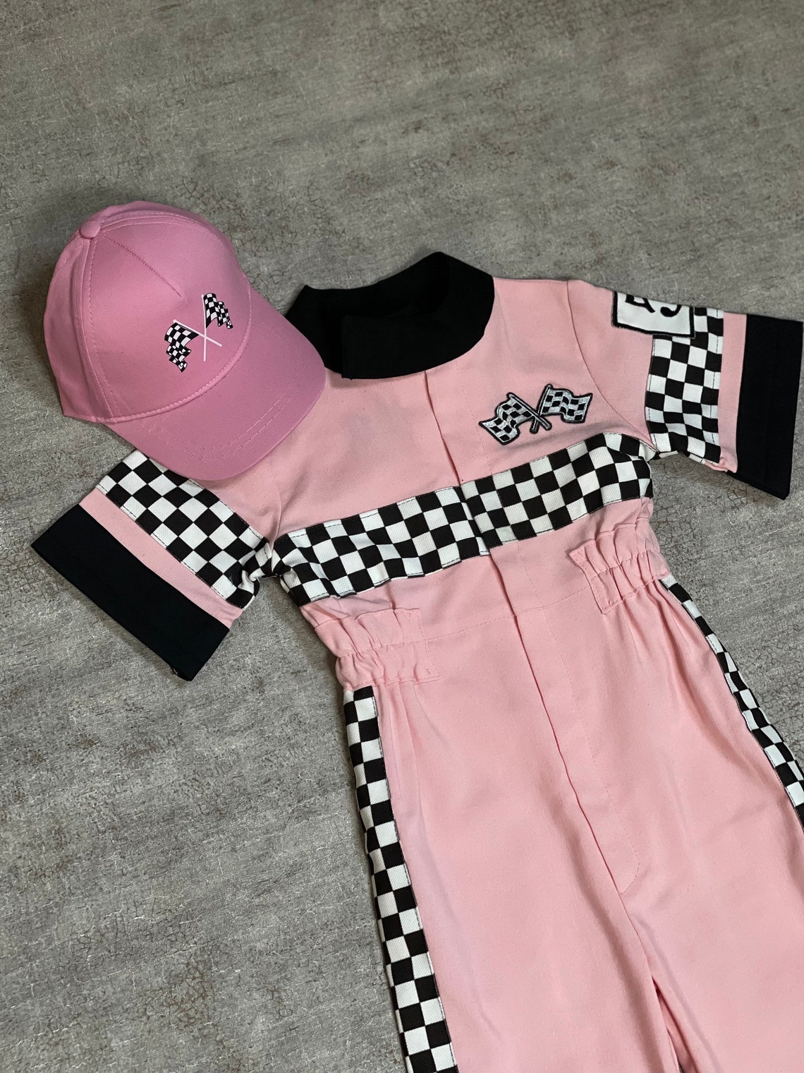 Pink Short Sleeve Custom Personalized Unisex Racing Suit for Etsy
