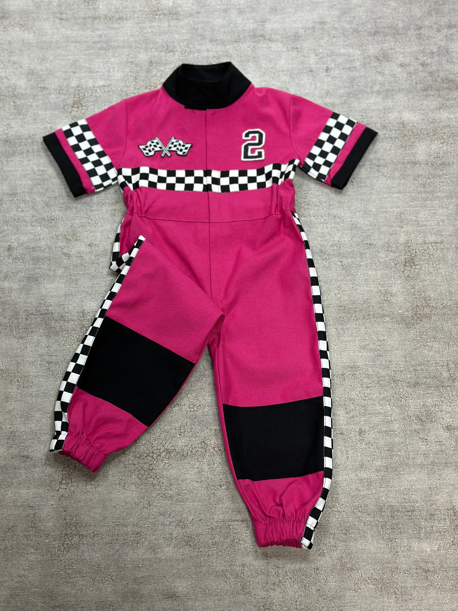 Dark Pink Short Sleeve Custom Personalized Unisex Racing Suit Etsy