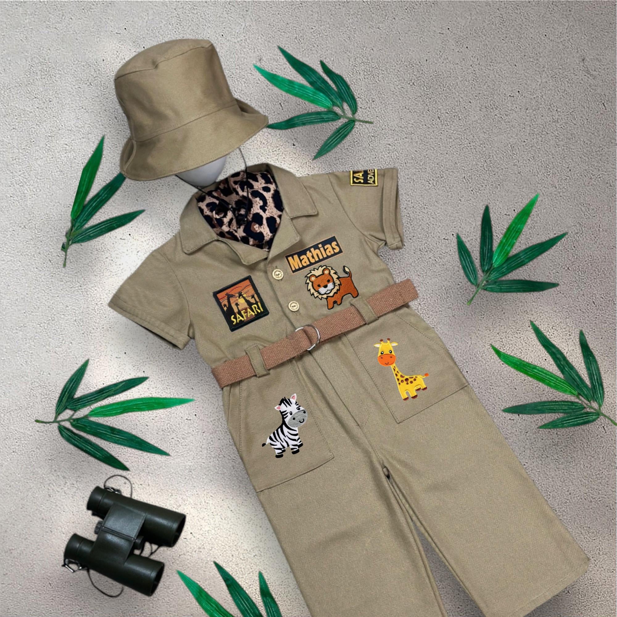 Costume Jungle Baby Kleding Safari Girl- Sitter Outfit, Safari
