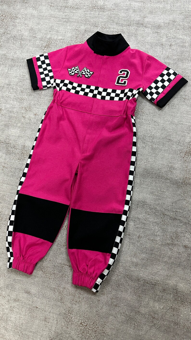Dark Pink Short Sleeve Custom Personalized Unisex Racing Suit Etsy