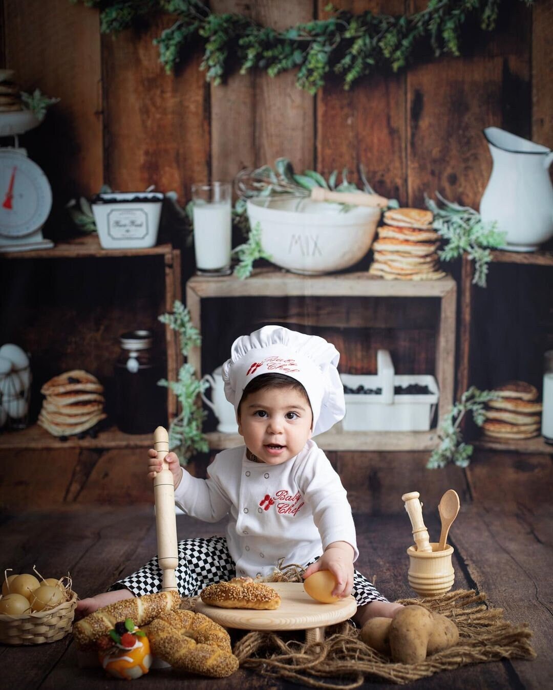 Déguisement chef cuisinier enfant (veste, pantalon, toque) chez DeguizFetes.