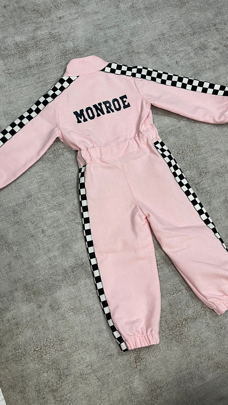 Pink Racing Suit Custom Personalized Unisex Racing Suit for Etsy