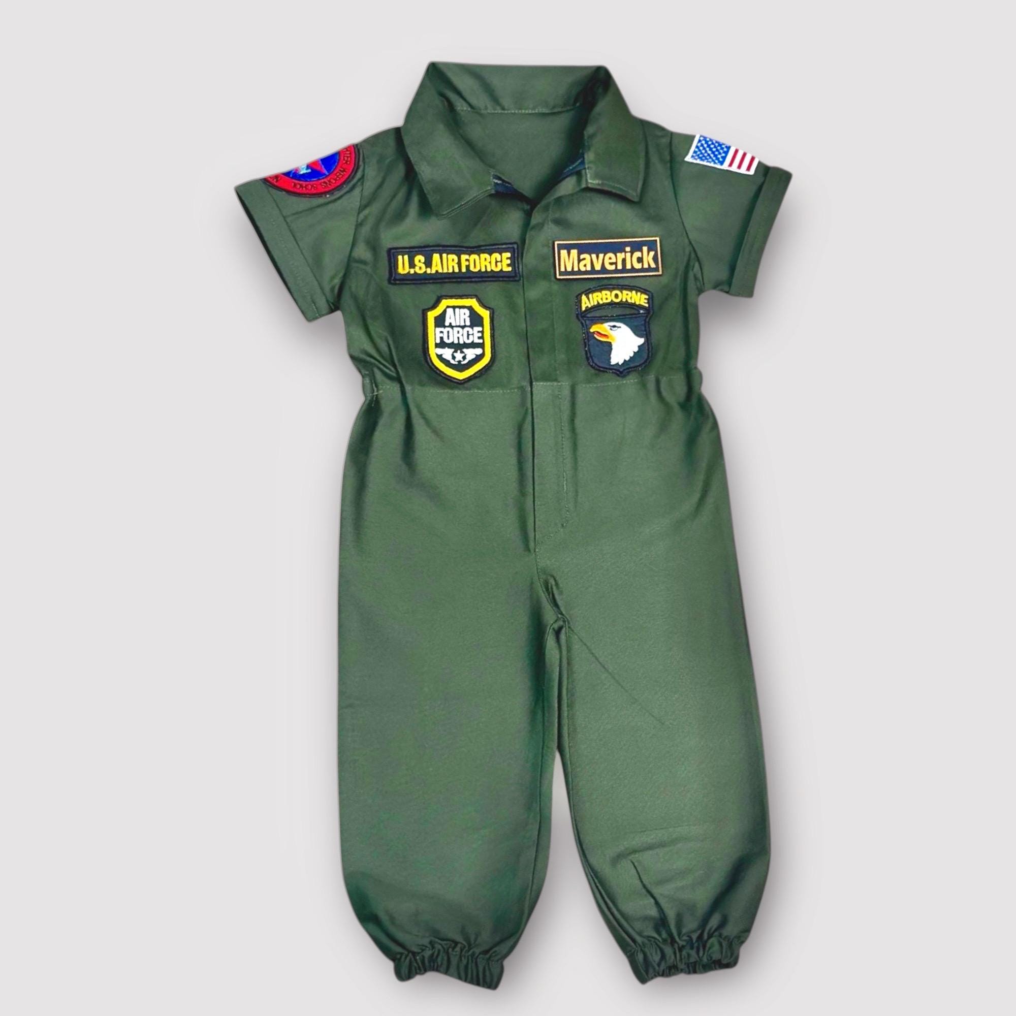 COSTUME PILOTA COMBATTENTE BAMBINI ESERCITO AMERICANO TOP FLIGHT BAMBINI VESTITO - Foto 13