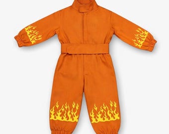 Truck Themed Suit, Custom Digital Printed Racer Jumpsuit, Racer Themed Birthday Costumes, Halloween Outfit