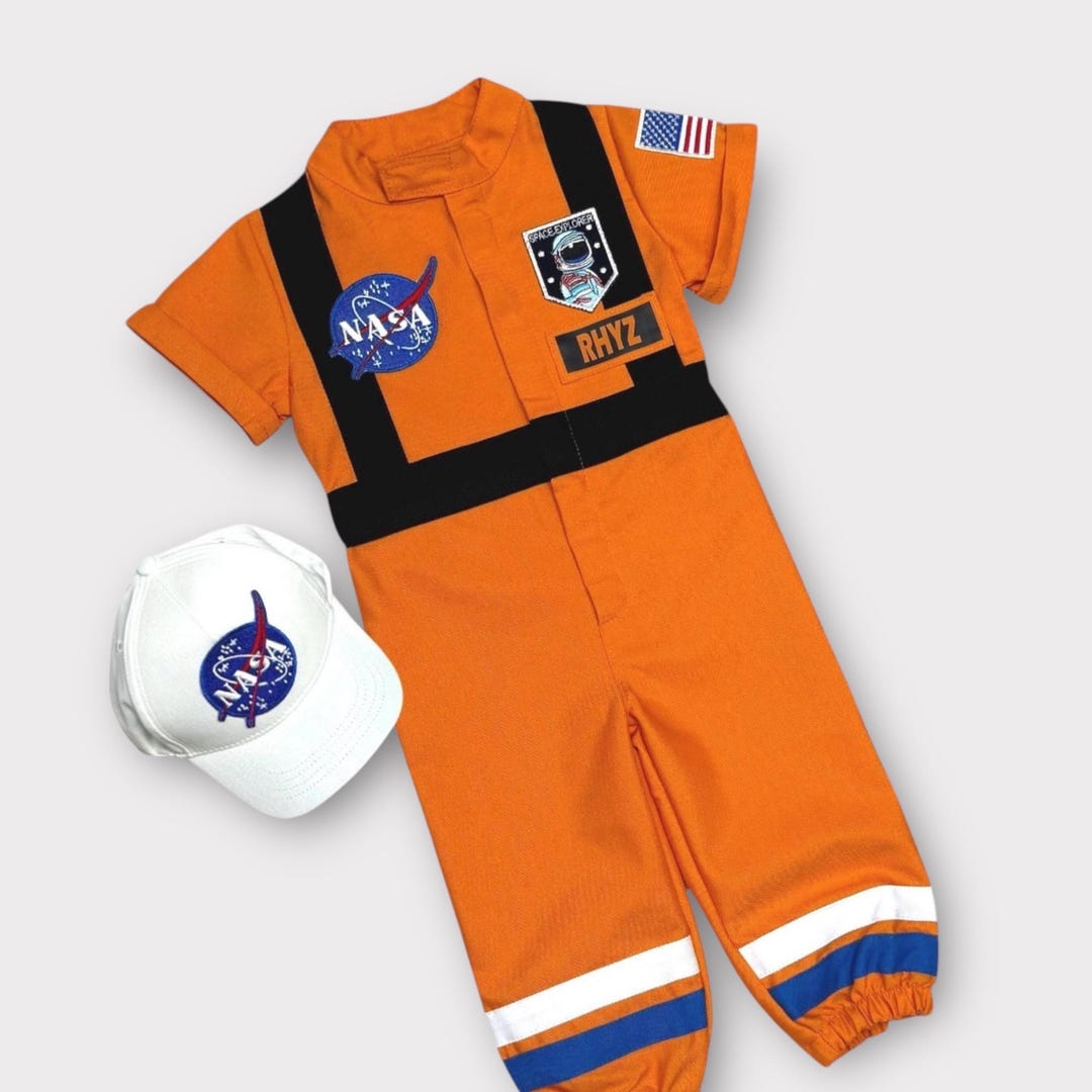 Personalized Astronaut Costume - Space Birthday Party Outfit - Toddler ...