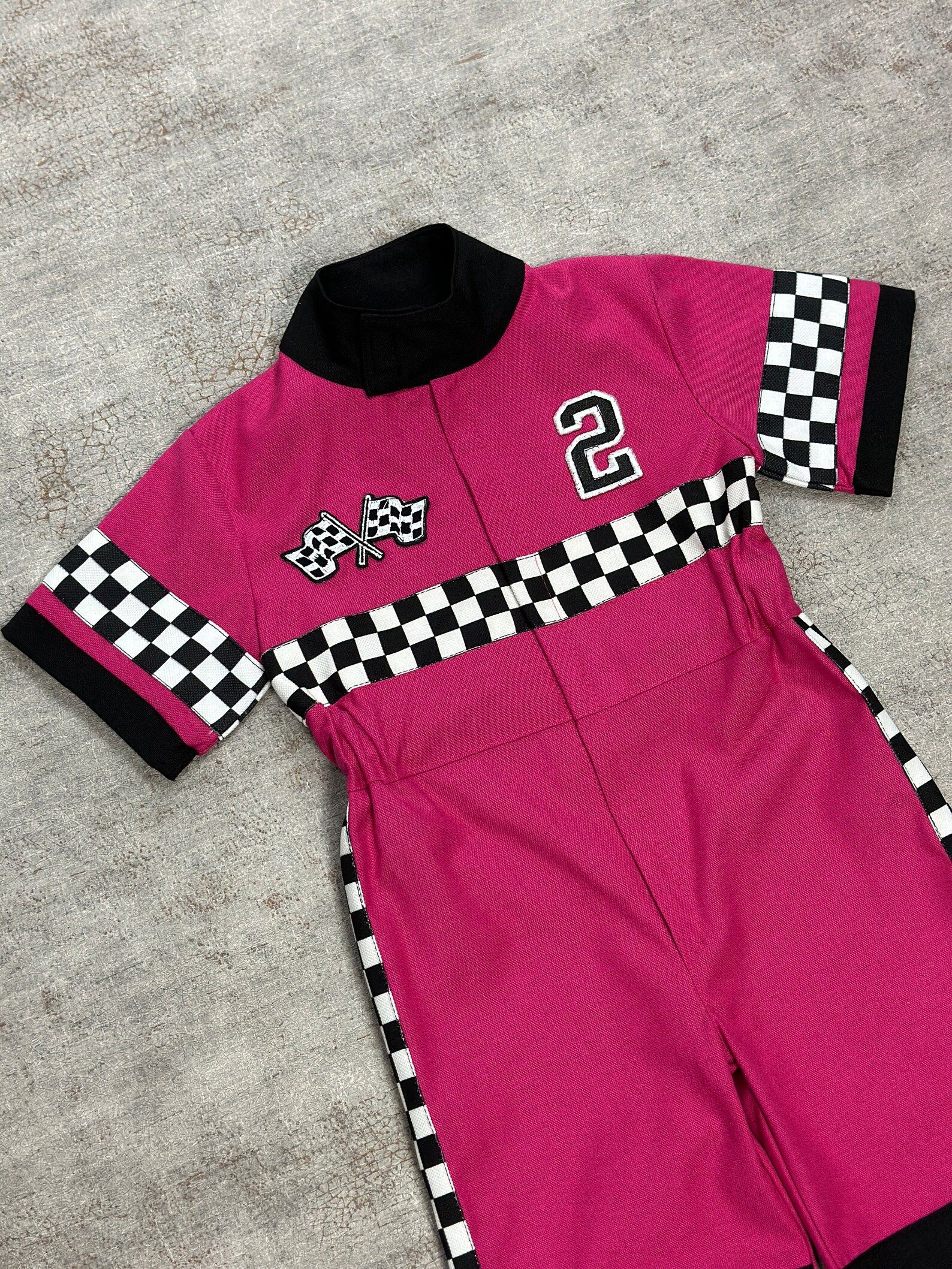 Dark Pink Short Sleeve Custom Personalized Unisex Racing Suit Etsy