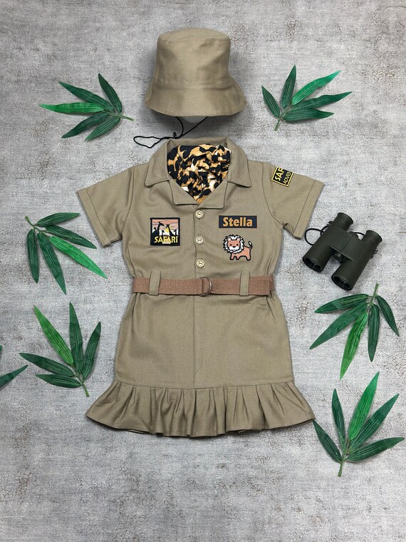 Baby girl safari outfit sale