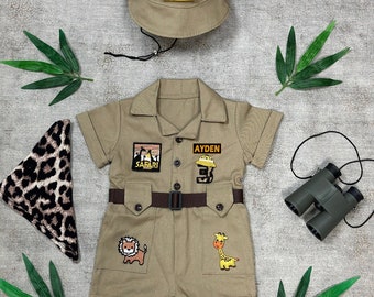 Safari Explorer New Style  Fancy Safari Costume Kids Safari Guide Safari Explorer Safari Adventure Concept Photo Props Christmas halloween