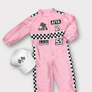 Personalized Race Car Costume - Two Fast Outfit - Fast One Birthday Suit - Halloween Costume - Baby Girl Racing Jumpsuit