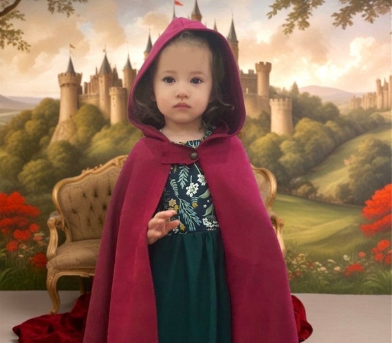 Burgundy Child's Cloak Burgundy Child's Cloak