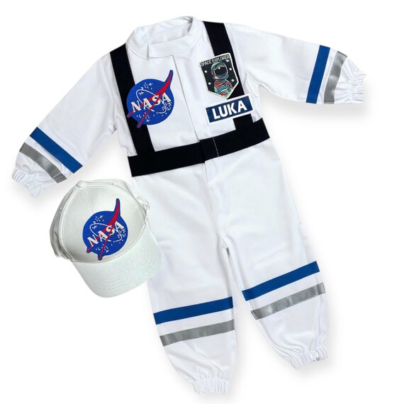 Costume da astronauta bianco infantile per 34,75