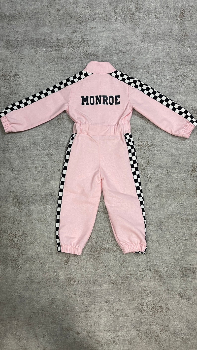 Pink Racing Suit Custom Personalized Unisex Racing Suit for Etsy