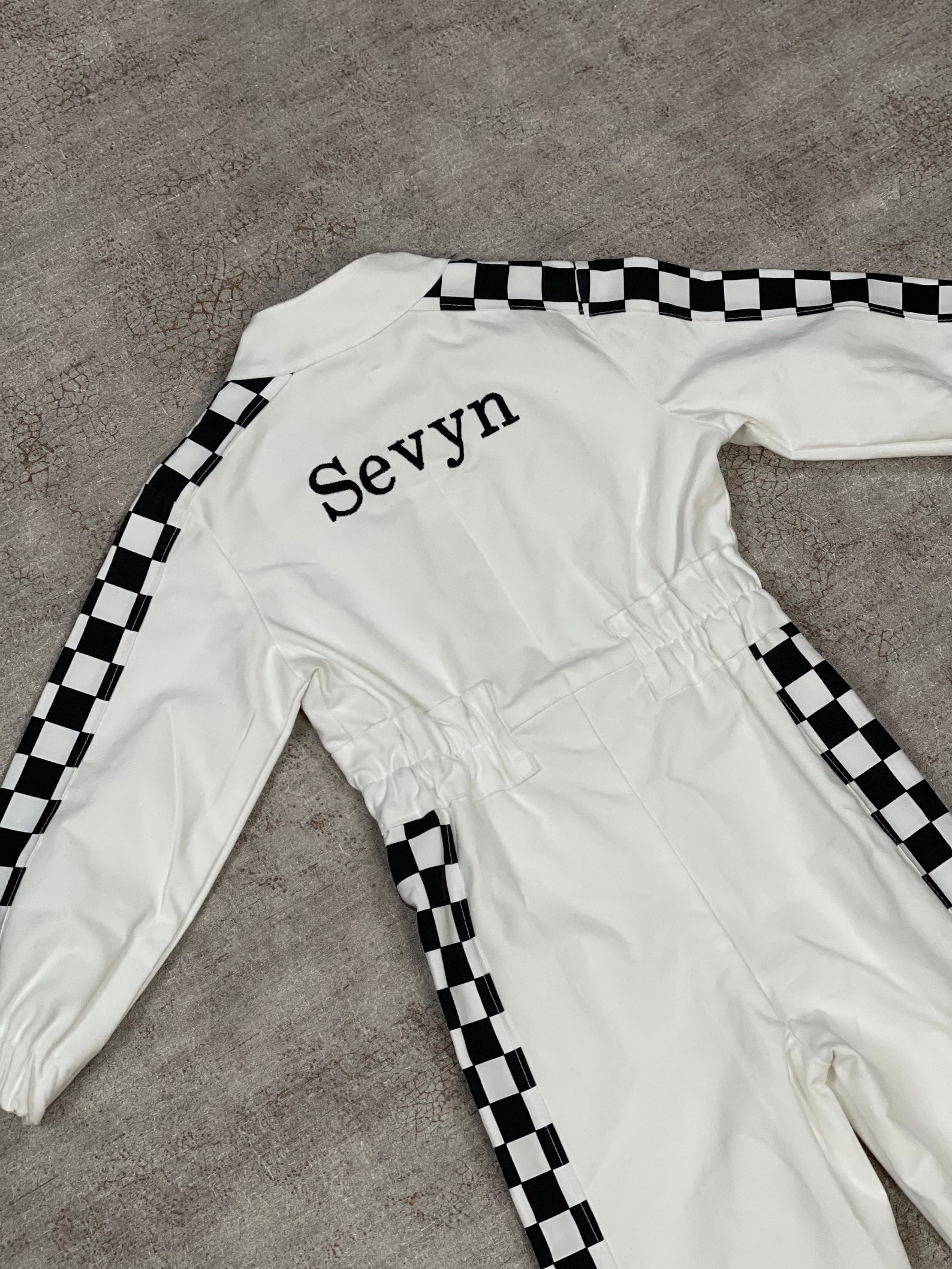 White Racing Suit Custom Personalized Unisex Racing Suit for Etsy