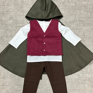 Mittelalterliches Kostüm für Kleinkinder Film Inspiriert Cosplay Baby Anzug für Fotorequisiten oder Geburtstagsgeschenk Halloween Kostüm Weihnachtsgeschenke Bild 6