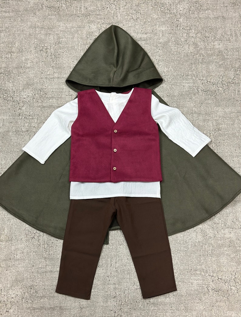 Medieval Costume for Toddlers Movie Inspired Cosplay Baby Suit for Photo Props or Birthday Gift Halloween Costume christmas gifts image 6