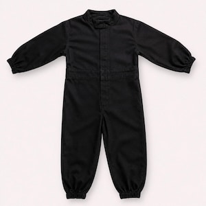 Gepersonaliseerde zwarte raceoutfit - coureurskostuum - Fast One Birthday-kostuum afbeelding 6