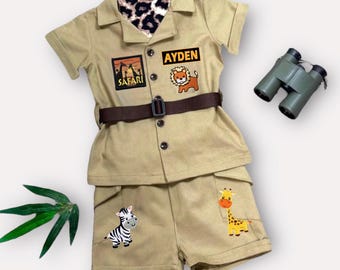 Safari Birthday-Scout Outfit Wild One Birthday-Two Wild Birthday-Scout Party-Safari Nursery Decor-Halloween Costume