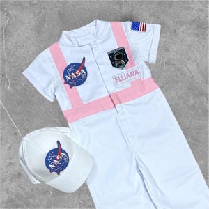 Customizable Baby Astronaut Costume: Space Jumpsuit with Patches