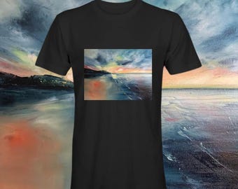 T-Shirt Printing of “You are my Sky” painting