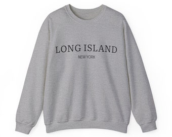 Sudadera Long Island New York Crewneck, camisa Long Island, camisa NY